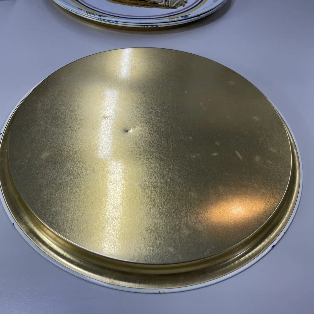 Vintage Metal Tray Massily France Faie‎ Ceries De Quimper HB Henriot Tin, 13